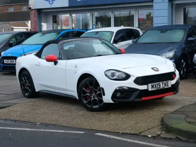 Used Abarth 124 Spider 168 HP (123 kW) 2019 White Cabriolet