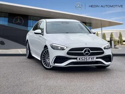Used Mercedes C200 AMG Line Premium 204 HP (150 kW) 2025 White Sedan