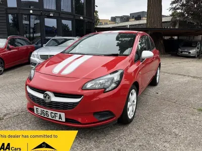 Used Vauxhall Corsa 75 HP (55 kW) 2016 Red Hatchback