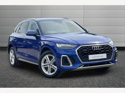 Used Audi Q5 S-Line 204 HP (150 kW) 2024 Blue SUV