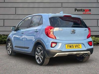 Used Kia Picanto X-Line 83 HP (61 kW) 2019 Blue Hatchback