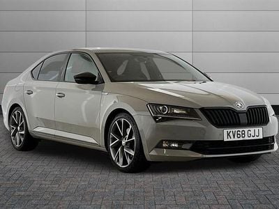 Used Skoda Superb SportLine 150 HP (110 kW) 2018 Meteor grey Hatchback