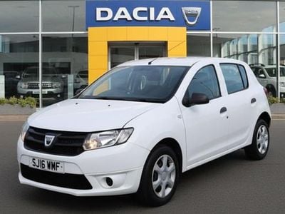 Begagnad Dacia Sandero Ambiance 2016 Vit Halvkombi