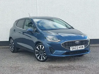 Used Ford Fiesta Titanium X 100 HP (73 kW) 2023 Blue Hatchback