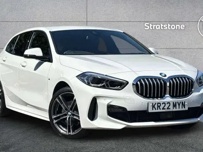 Used BMW 118 M Sport 134 HP (98 kW) 2022 White Hatchback