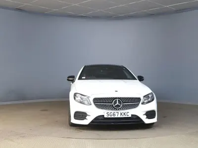 Used Mercedes E300 AMG line 2017 White Coupe