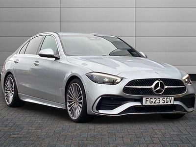 Used Mercedes C200 AMG Line Premium 204 HP (150 kW) 2023 High tech silver Sedan