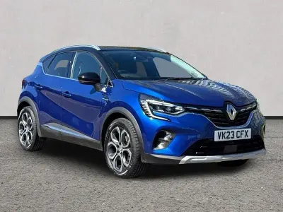 Begagnad Renault Captur Techno 91 HK (66 kW) 2023 Blå SUV