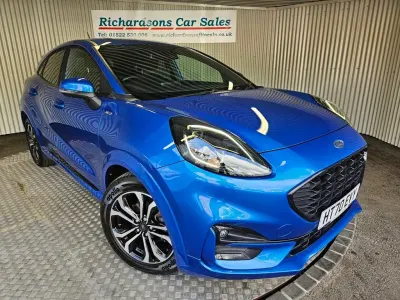 Used Ford Puma ST-Line 155 HP (114 kW) 2021 Blue SUV