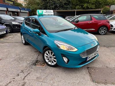 Used Ford Fiesta Titanium 120 HP (88 kW) 2019 Blue Hatchback