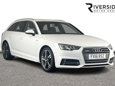 Used Audi A6 S-Line 218 HP (160 kW) 2016 White Estate