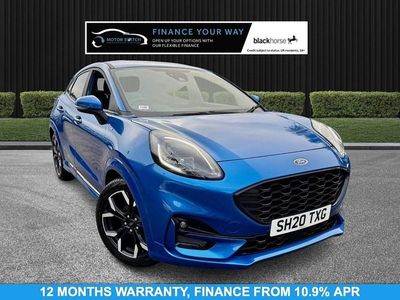 Used Ford Puma ST-Line X 125 HP (91 kW) 2020 Blue Hatchback