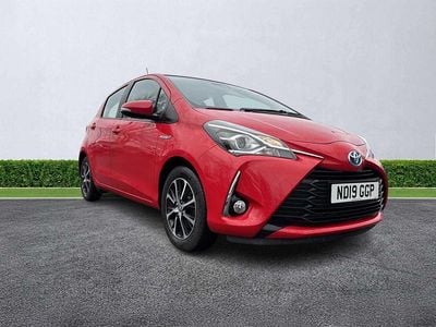 Used Toyota Yaris Hybrid 2019 Red Hatchback
