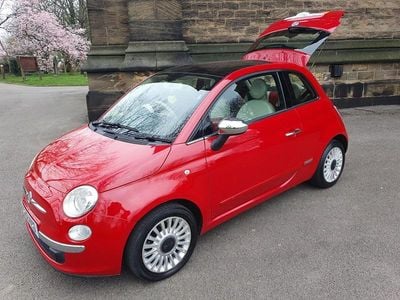 Used Fiat 500 Lounge 85 HP (62 kW) 2012 Red Hatchback