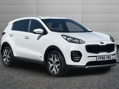 Used Kia Sportage GT-Line 174 HP (127 kW) 2016 White SUV