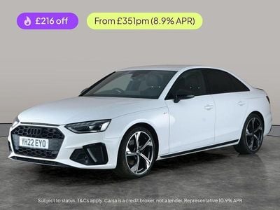 Used Audi A4 Black Edition 2022 White Sedan