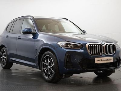 Blue Used 2024 BMW X3 M Sport SUV | £41,999 (Fair price)
