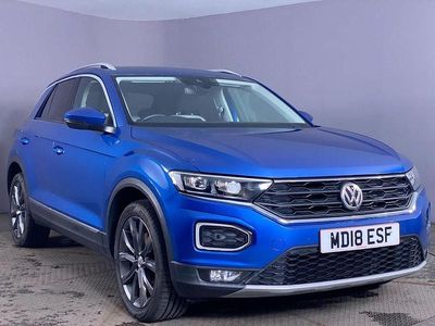 Blue Used 2018 VW T-Roc SEL SUV | £14,199 (Fair price)