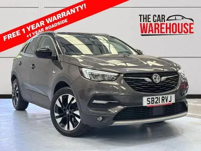 Used Vauxhall Grandland X Edition 130 HP (95 kW) 2021 Grey SUV