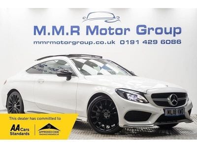 White Used 2018 Mercedes C250 AMG Line Premium Coupe | £18,490 (Fair price)