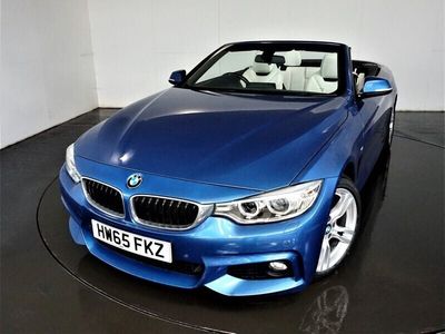used BMW 420 4 Series 2.0 I M SPORT 2d-2 FORMER KEEPERS-UPGRADE OPAL WHITE MERINO LEATHER-18" ALLOYS-HEATED Convertible