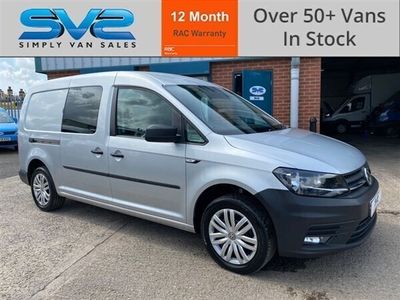 used VW Caddy Maxi C20 2.0TDI 5 SEAT KOMBI / CREW VAN EURO 6 *AIR CON* 89K FSH