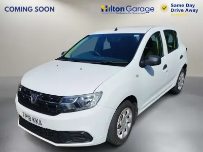 Used Dacia Sandero Ambiance 2018 White Hatchback