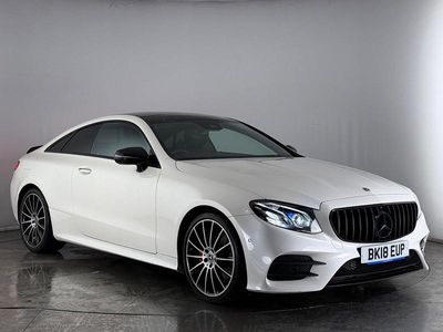 White Used 2018 Mercedes E220 AMG Line Premium Plus Coupe | £18,750 (Fair price)