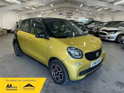 Used Smart ForFour Premium 71 HP (52 kW) 2015 Yellow Hatchback