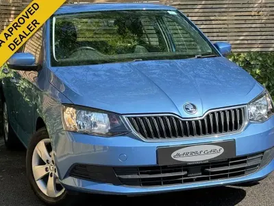 Used Skoda Fabia SE L 110 HP (80 kW) 2015 Blue Hatchback