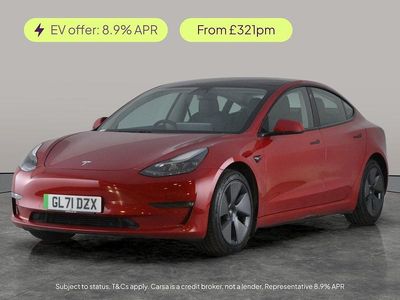 Red Used 2021 Tesla Model 3 Long Range AWD Sedan | £18,466 (Fair price)
