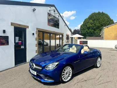 Used Mercedes SLC200 AMG line 2017 Blue Cabriolet