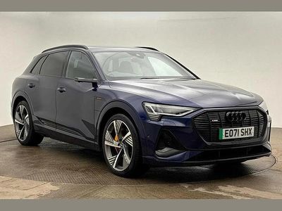 Second-hand Audi e-tron Advanced 300 kW (408 CP) 2021 Albastru SUV