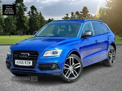 Used Audi Q5 S-line plus 190 HP (139 kW) 2016 Blue SUV