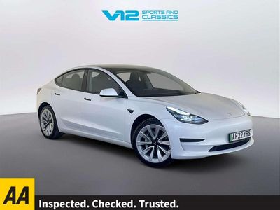 Used Tesla Model 3 Standard Range Plus 177 kW (241 HP) 2022 White Sedan