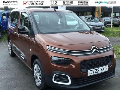 Gold Used 2022 Citroën Berlingo Feel MPV | £17,995 (Expensive)