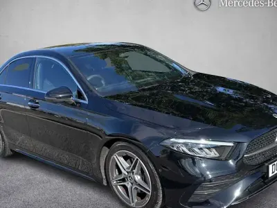 Used Mercedes A180 AMG line 136 HP (100 kW) 2024 Black Sedan