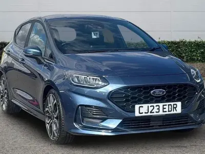 Used Ford Fiesta ST-Line X 125 HP (91 kW) 2023 Blue Hatchback