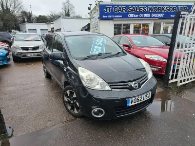 Used Nissan Note N-TEC 2012 Black Hatchback