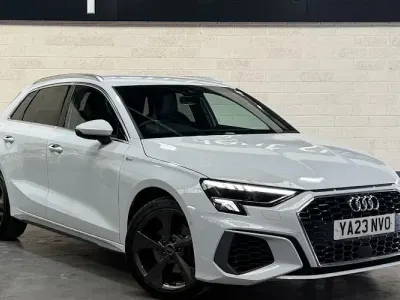Used Audi A3 Sportback e-tron S-Line 204 HP (150 kW) 2023 White Hatchback