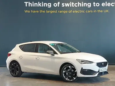 Used Cupra Leon 150 HP (110 kW) 2023 White Hatchback