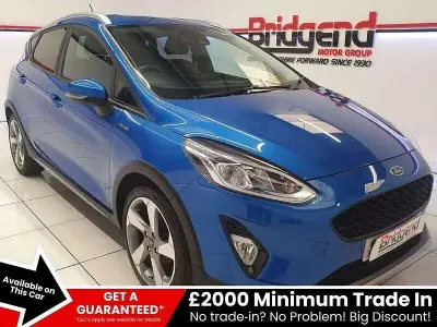 Used Ford Fiesta Active X 100 HP (73 kW) 2019 Blue Hatchback