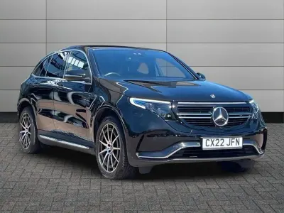 Used Mercedes EQC400 AMG line 300 kW (408 HP) 2022 Black SUV