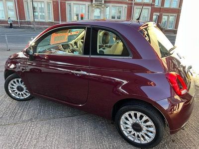 Used Fiat 500 Lounge 2016 Red Hatchback
