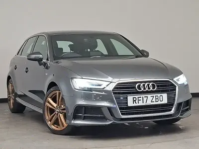 Used Audi A3 S-Line 150 HP (110 kW) 2017 Grey Hatchback