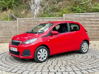 Used Peugeot 108 Active 68 HP (50 kW) 2017 Red Hatchback