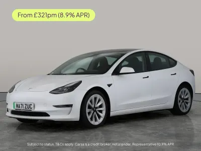 Used Tesla Model 3 Long Range AWD 366 kW (498 HP) 2021 White Sedan