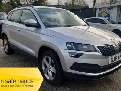 Używany Skoda Karoq SE 115 KM (84 kW) 2018 Srebrny SUV