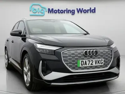 Used Audi Q4 e-tron S-Line 150 kW (204 HP) 2022 Black SUV