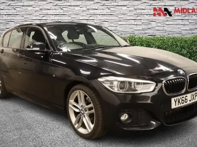 Used BMW 116 M Sport 116 HP (85 kW) 2016 Black Hatchback